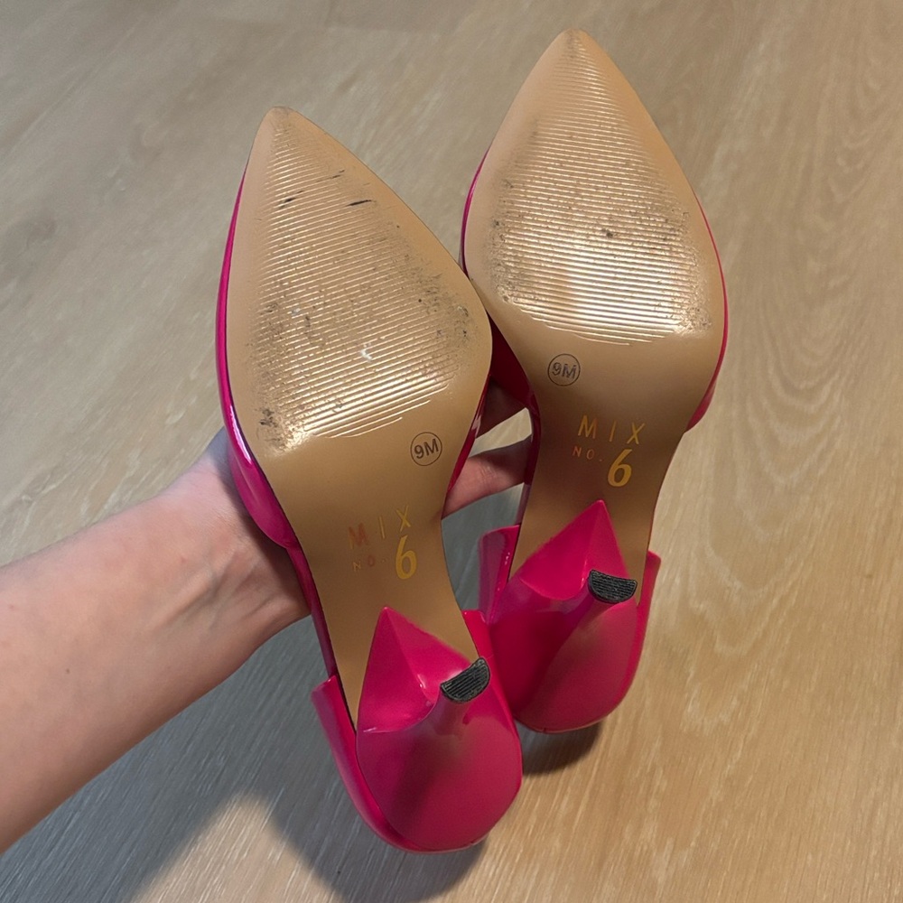 Mix No. 6 Women's Pink Dawnira Heels size 9 - Picture 6 of 8